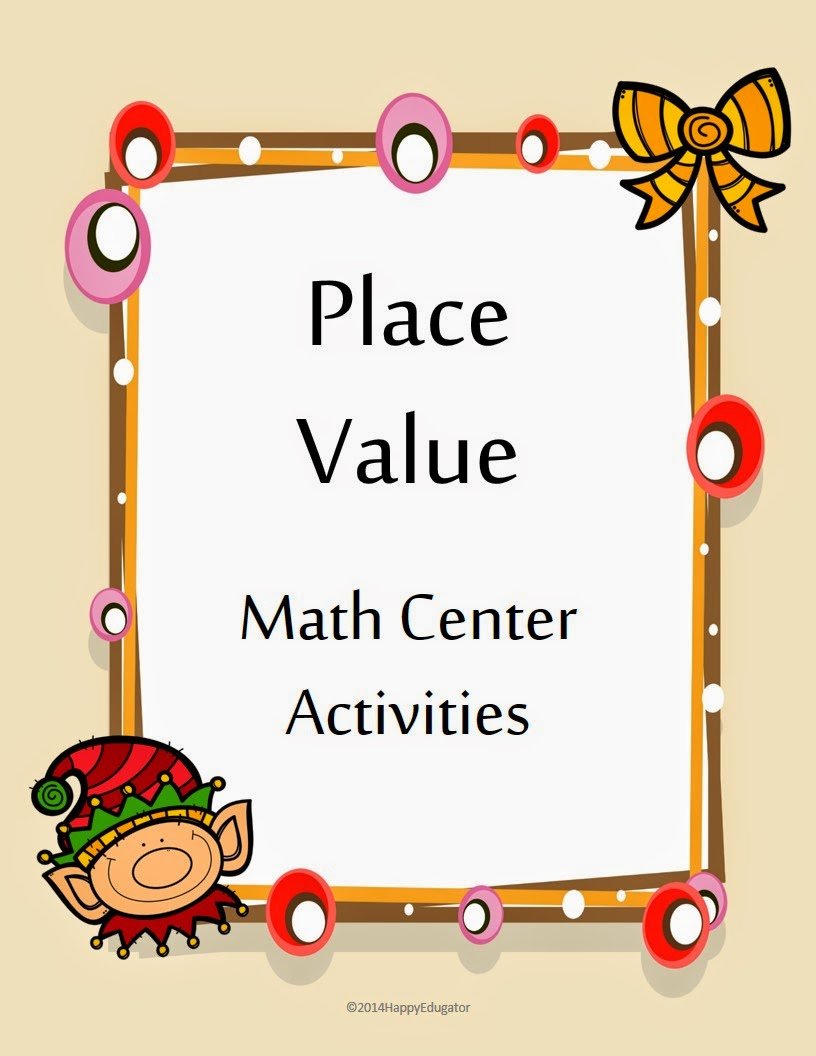 Thankful! Collaboration! Place Value Christmas Resource! 4 Christmas - Place Value Activities